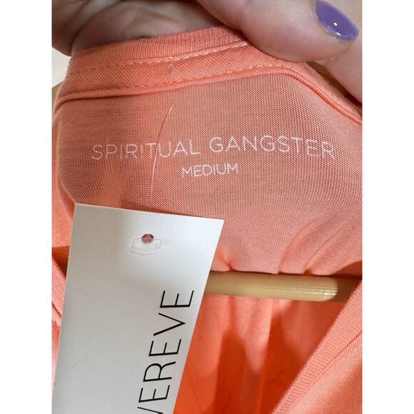 NWT Spiritual Gangster Jade Muscle Tee Tank Top M Yoga MSRP $58 Beach Coastal - Picture 4 of 8